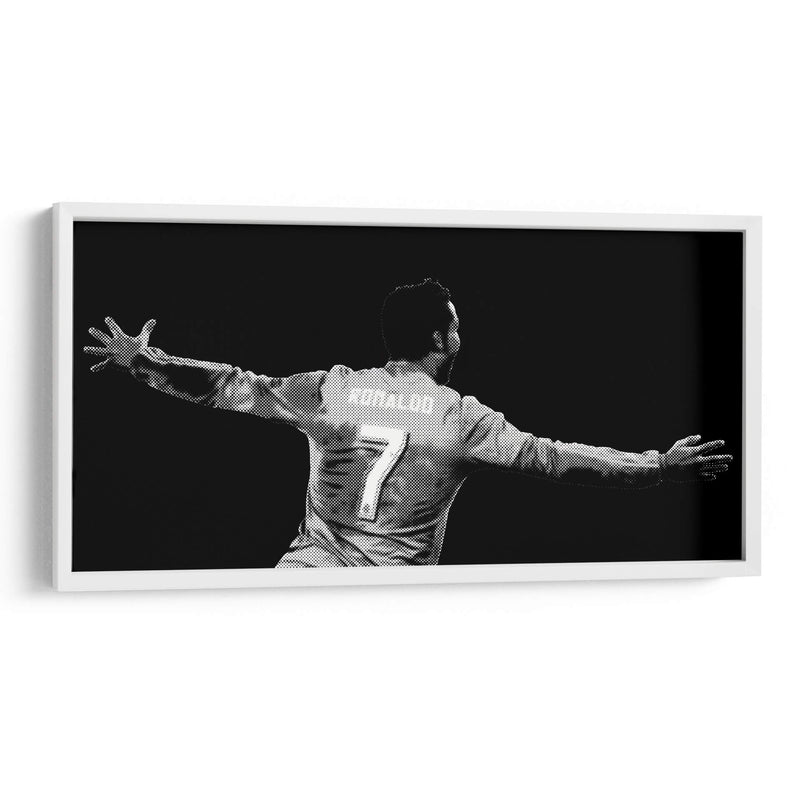 CR7 Score Dots - Dot Art | Cuadro decorativo de Canvas Lab