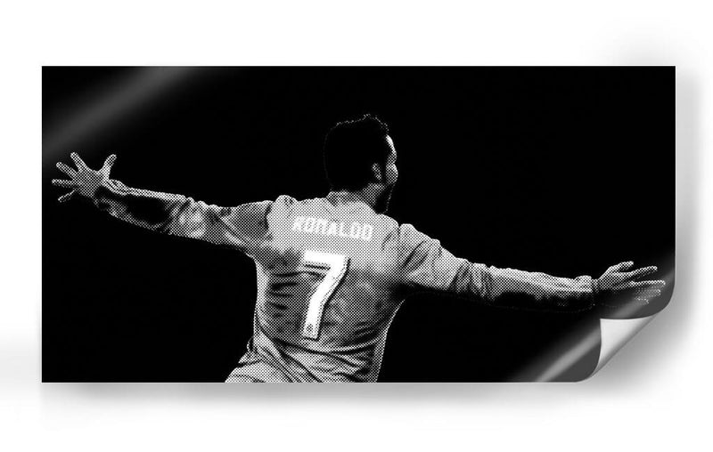 CR7 Score Dots - Dot Art | Cuadro decorativo de Canvas Lab