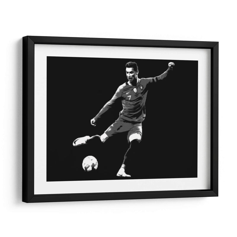 CR7 Portugal Dots - Dot Art | Cuadro decorativo de Canvas Lab