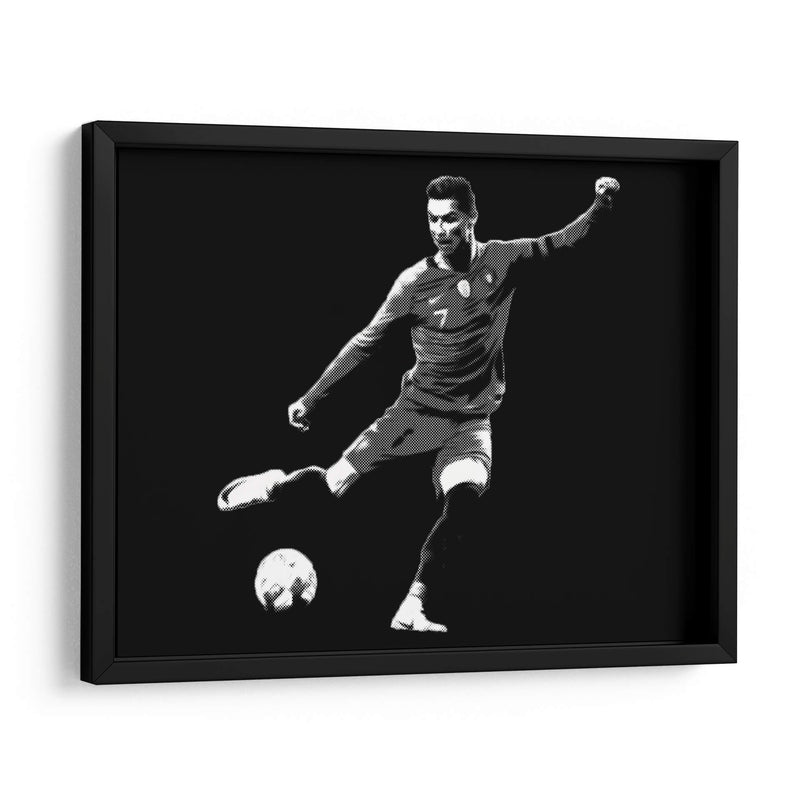CR7 Portugal Dots - Dot Art | Cuadro decorativo de Canvas Lab