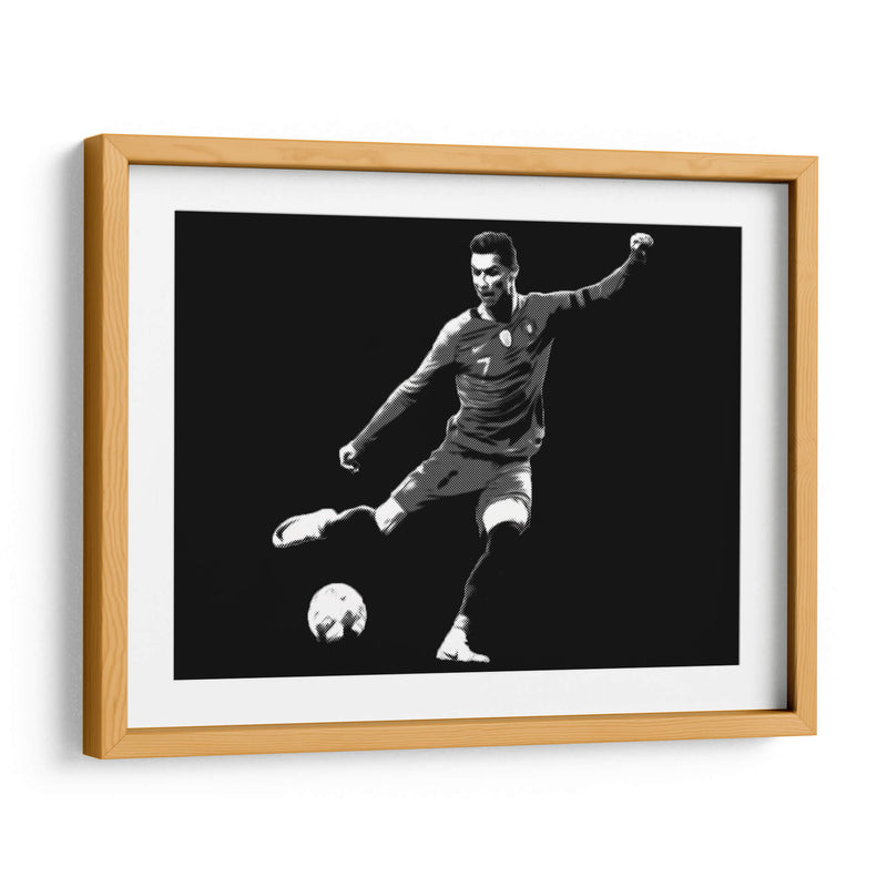 CR7 Portugal Dots - Dot Art | Cuadro decorativo de Canvas Lab