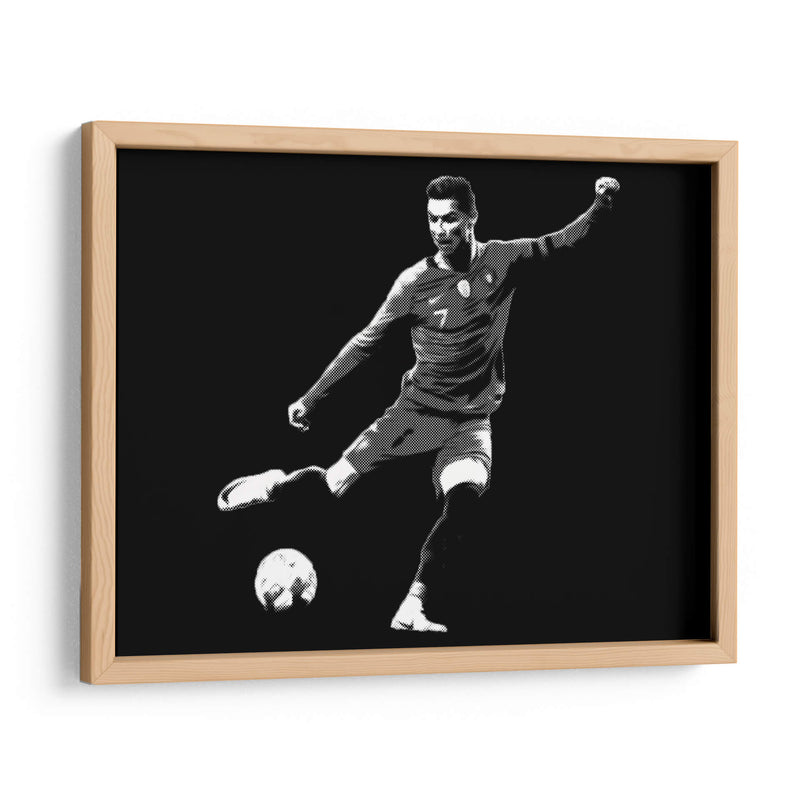 CR7 Portugal Dots - Dot Art | Cuadro decorativo de Canvas Lab