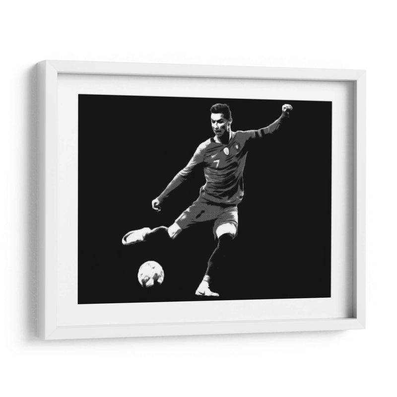 CR7 Portugal Dots - Dot Art | Cuadro decorativo de Canvas Lab