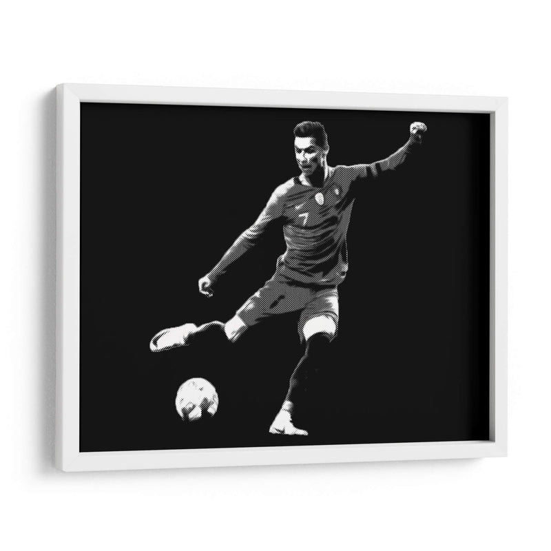 CR7 Portugal Dots - Dot Art | Cuadro decorativo de Canvas Lab