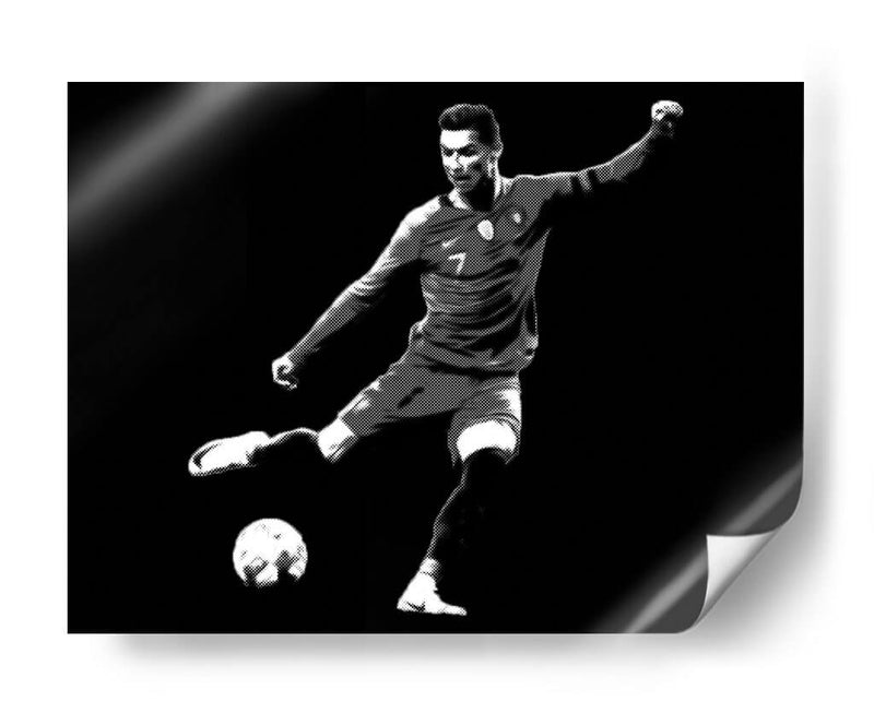 CR7 Portugal Dots - Dot Art | Cuadro decorativo de Canvas Lab