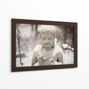 Buda nevado | Cuadro decorativo de Canvas Lab