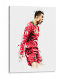CR7 Portugal Colors - Hue Art | Cuadro decorativo de Canvas Lab