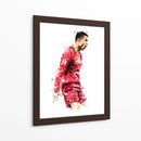 CR7 Portugal Colors - Hue Art | Cuadro decorativo de Canvas Lab
