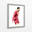 CR7 Portugal Colors - Hue Art | Cuadro decorativo de Canvas Lab