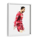CR7 Portugal Colors - Hue Art | Cuadro decorativo de Canvas Lab
