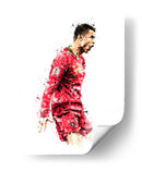 CR7 Portugal Colors - Hue Art | Cuadro decorativo de Canvas Lab