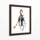 CR7 Juventus Colors - Hue Art | Cuadro decorativo de Canvas Lab