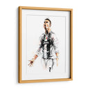 CR7 Juventus Colors - Hue Art | Cuadro decorativo de Canvas Lab