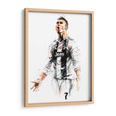 CR7 Juventus Colors - Hue Art | Cuadro decorativo de Canvas Lab