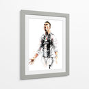 CR7 Juventus Colors - Hue Art | Cuadro decorativo de Canvas Lab