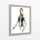 CR7 Juventus Colors - Hue Art | Cuadro decorativo de Canvas Lab