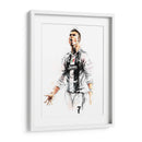 CR7 Juventus Colors - Hue Art | Cuadro decorativo de Canvas Lab