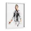 CR7 Juventus Colors - Hue Art | Cuadro decorativo de Canvas Lab