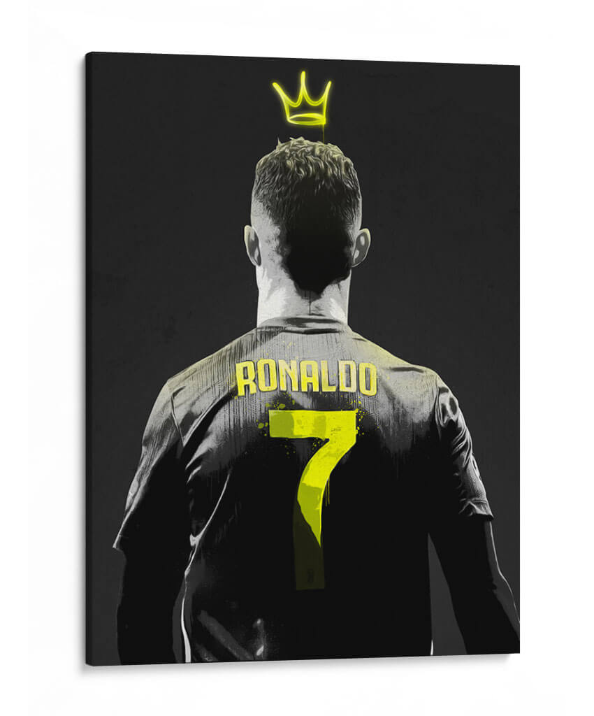CR7 GOAT - David Aste | Cuadro decorativo de Canvas Lab