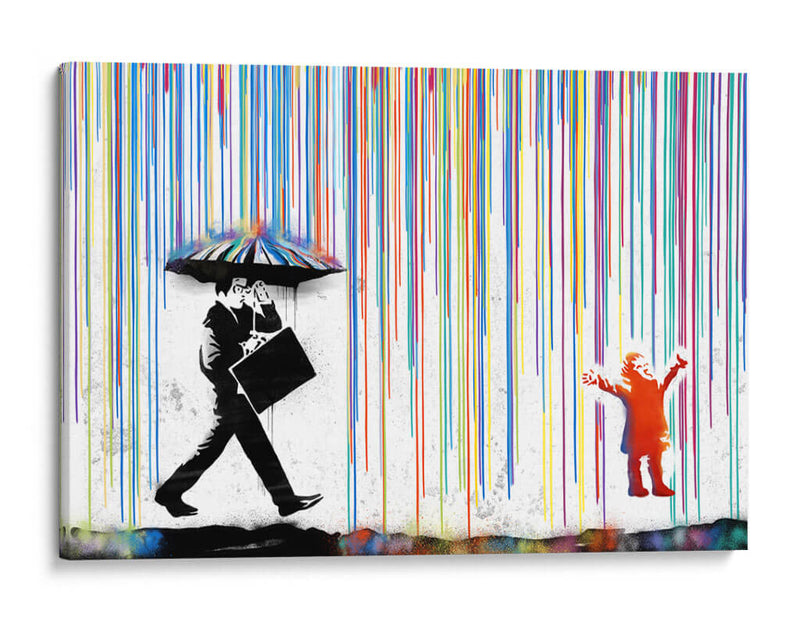 Color Rain - Fake Classics | Cuadro decorativo de Canvas Lab