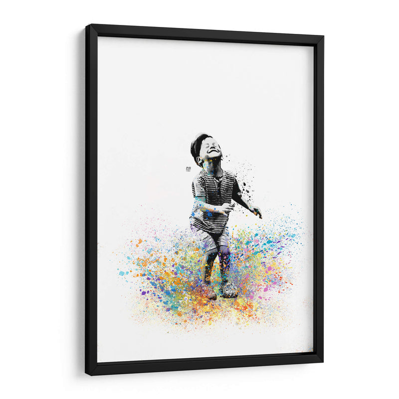 Color Jump Graffiti - David Aste | Cuadro decorativo de Canvas Lab