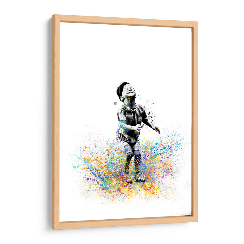 Color Jump Graffiti - David Aste | Cuadro decorativo de Canvas Lab