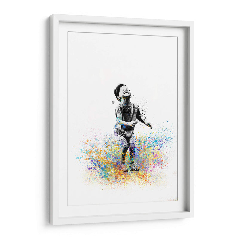 Color Jump Graffiti - David Aste | Cuadro decorativo de Canvas Lab