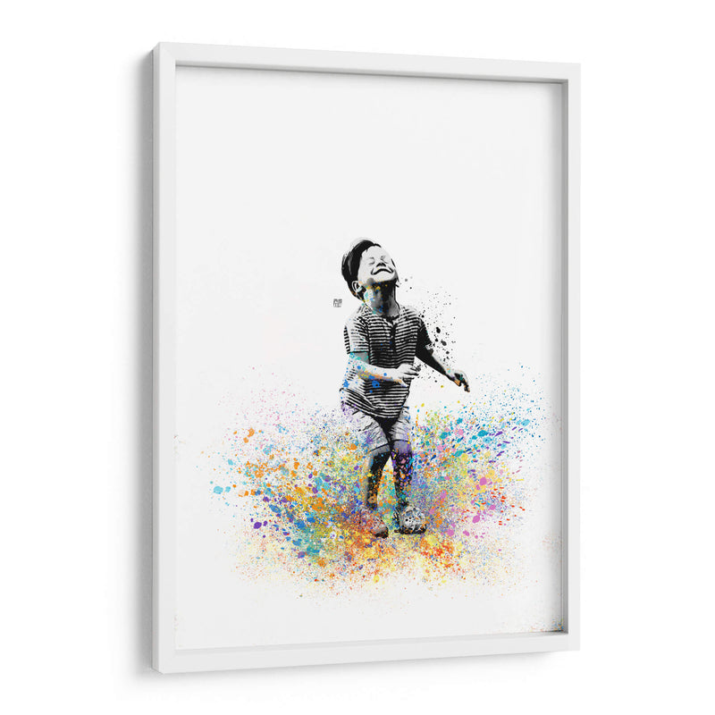 Color Jump Graffiti - David Aste | Cuadro decorativo de Canvas Lab