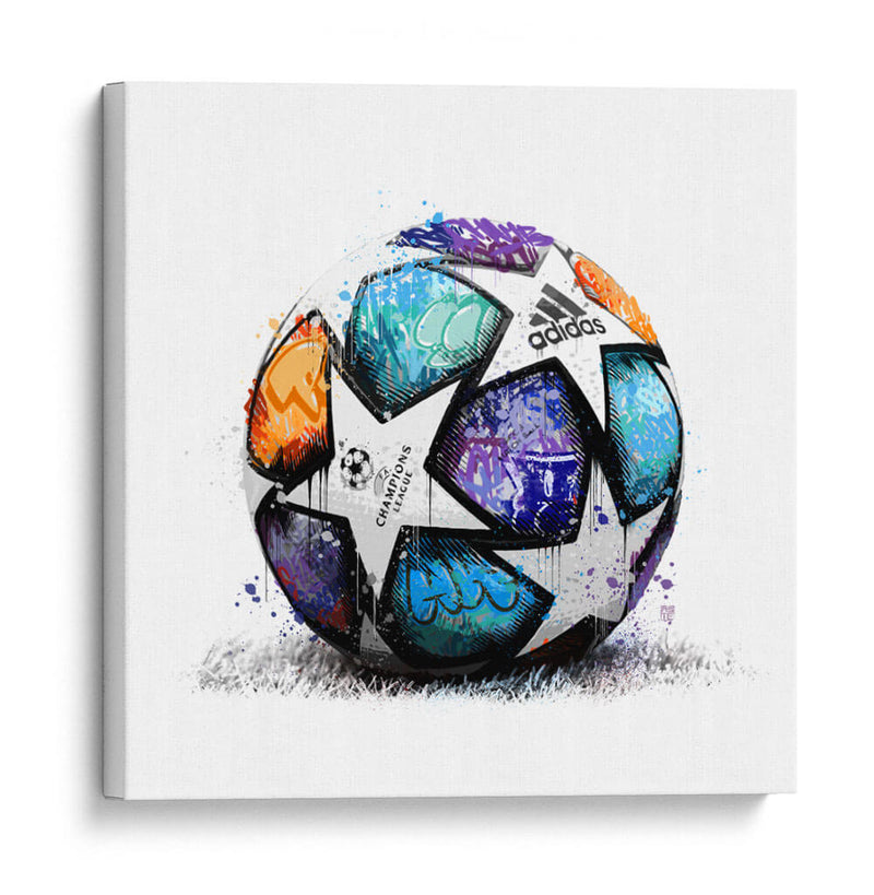Champions Soccer Ball - David Aste | Cuadro decorativo de Canvas Lab