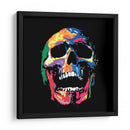 Calavera de Colores - David Aste | Cuadro decorativo de Canvas Lab