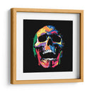 Calavera de Colores - David Aste | Cuadro decorativo de Canvas Lab