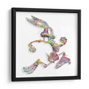 Bunny Skeleton Graffiti - David Aste | Cuadro decorativo de Canvas Lab