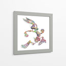 Bunny Skeleton Graffiti - David Aste | Cuadro decorativo de Canvas Lab