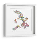 Bunny Skeleton Graffiti - David Aste | Cuadro decorativo de Canvas Lab