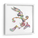 Bunny Skeleton Graffiti - David Aste | Cuadro decorativo de Canvas Lab