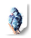 Blue Bird - Hue Art | Cuadro decorativo de Canvas Lab