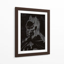 Batman Drip 02 - Dry Ink | Cuadro decorativo de Canvas Lab