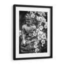 Buda y flores | Cuadro decorativo de Canvas Lab