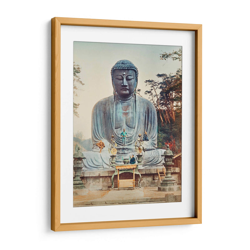 El Buda de bronce en Kamakura - Ogawa Kazumasa | Cuadro decorativo de Canvas Lab