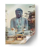 El Buda de bronce en Kamakura - Ogawa Kazumasa | Cuadro decorativo de Canvas Lab