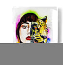 Chica jaguar - Mich0 Herrera | Cuadro decorativo de Canvas Lab