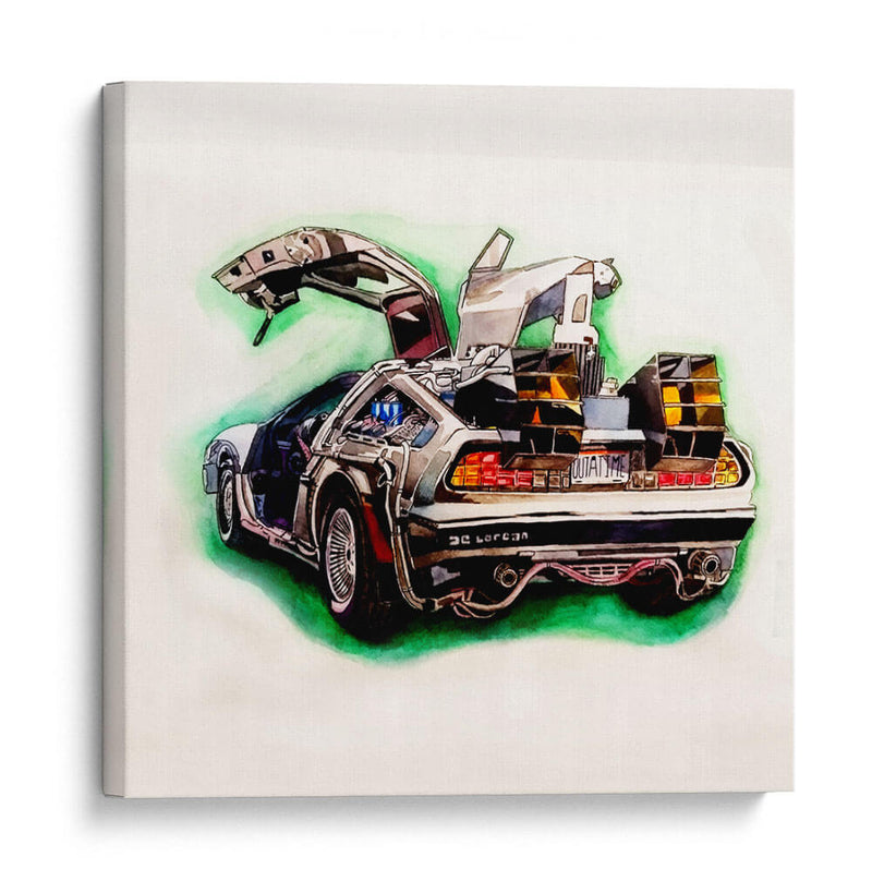 Delorean - Mich0 Herrera | Cuadro decorativo de Canvas Lab