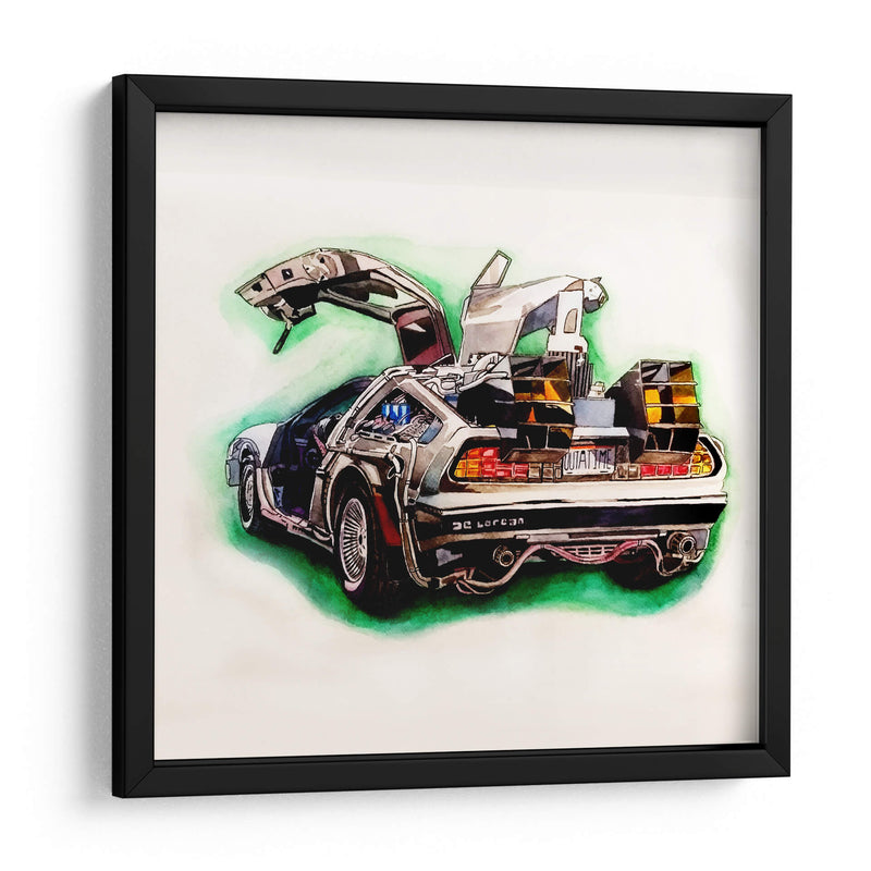 Delorean - Mich0 Herrera | Cuadro decorativo de Canvas Lab