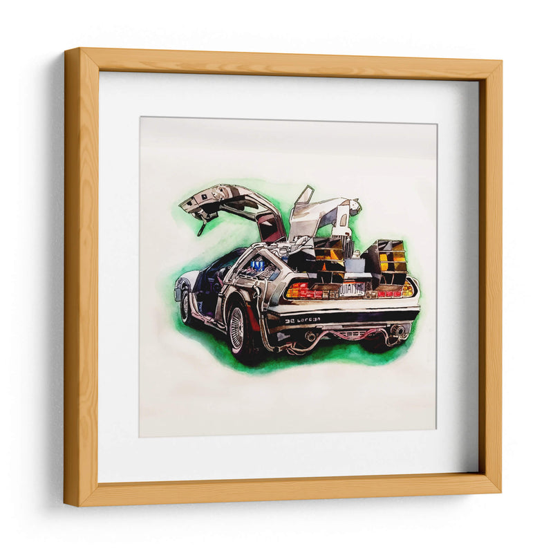 Delorean - Mich0 Herrera | Cuadro decorativo de Canvas Lab