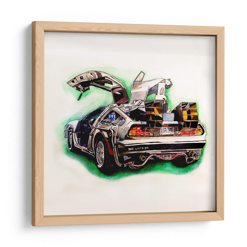 Delorean - Mich0 Herrera | Cuadro decorativo de Canvas Lab
