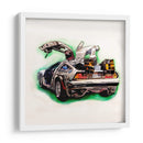 Delorean - Mich0 Herrera | Cuadro decorativo de Canvas Lab