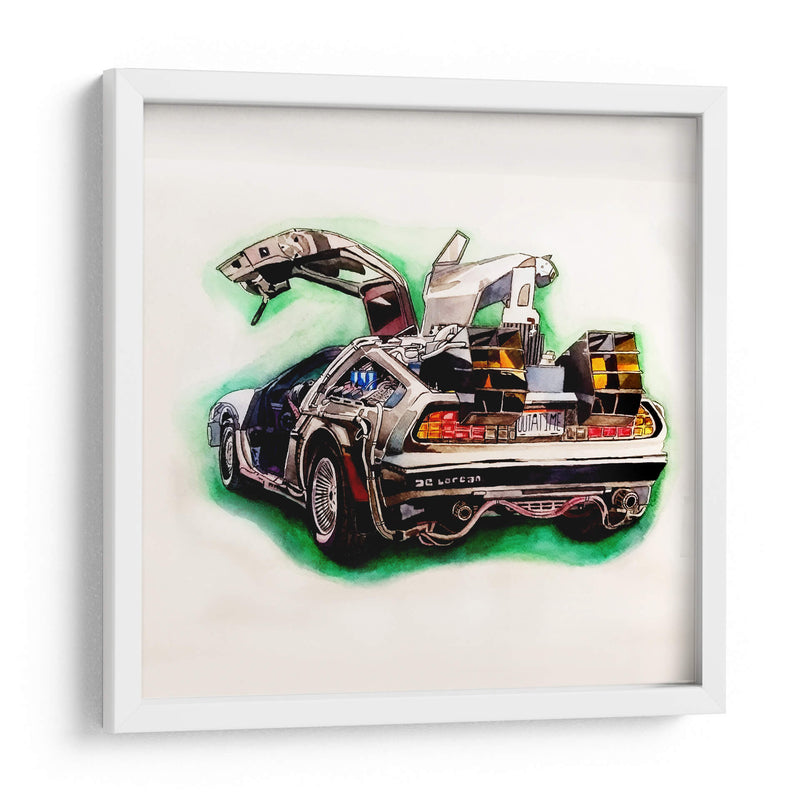 Delorean - Mich0 Herrera | Cuadro decorativo de Canvas Lab