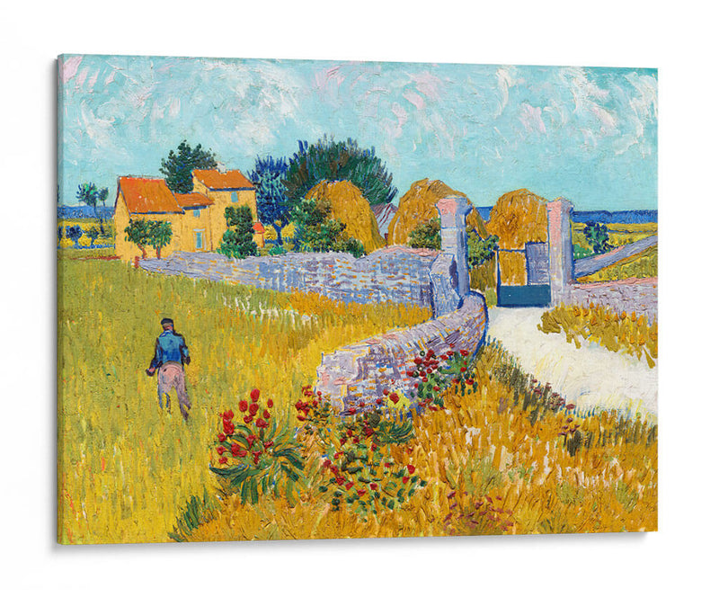 Casa de campo en la Provenza - Vincent Van Gogh | Cuadro decorativo de Canvas Lab