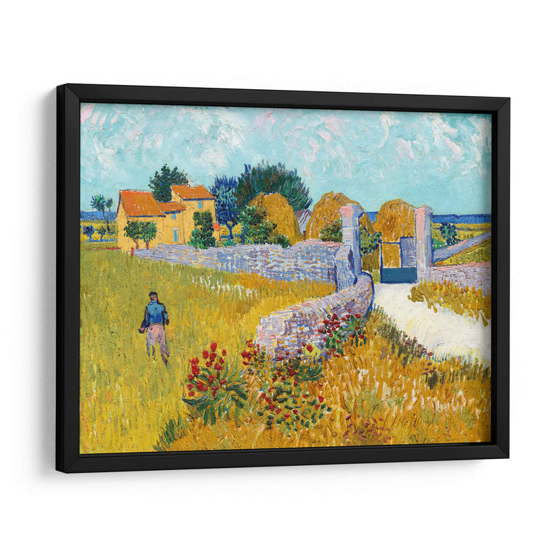 Casa de campo en la Provenza - Vincent Van Gogh | Cuadro decorativo de Canvas Lab