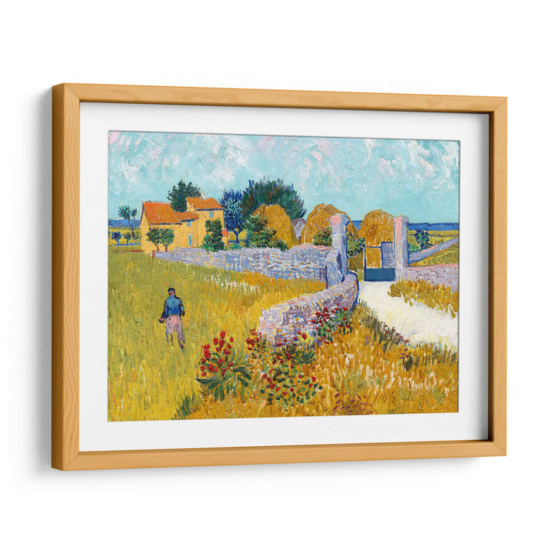 Casa de campo en la Provenza - Vincent Van Gogh | Cuadro decorativo de Canvas Lab